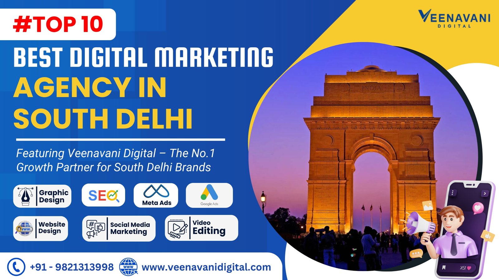 Best Digital Marketing Agency in South Delhi